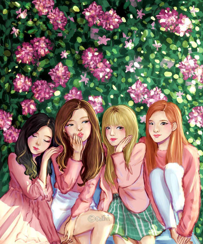 816x979 BlackPink agaaaaaaaaainnnn by owlivi. Cute girl drawing, Cute cartoon girl, Girl cartoon