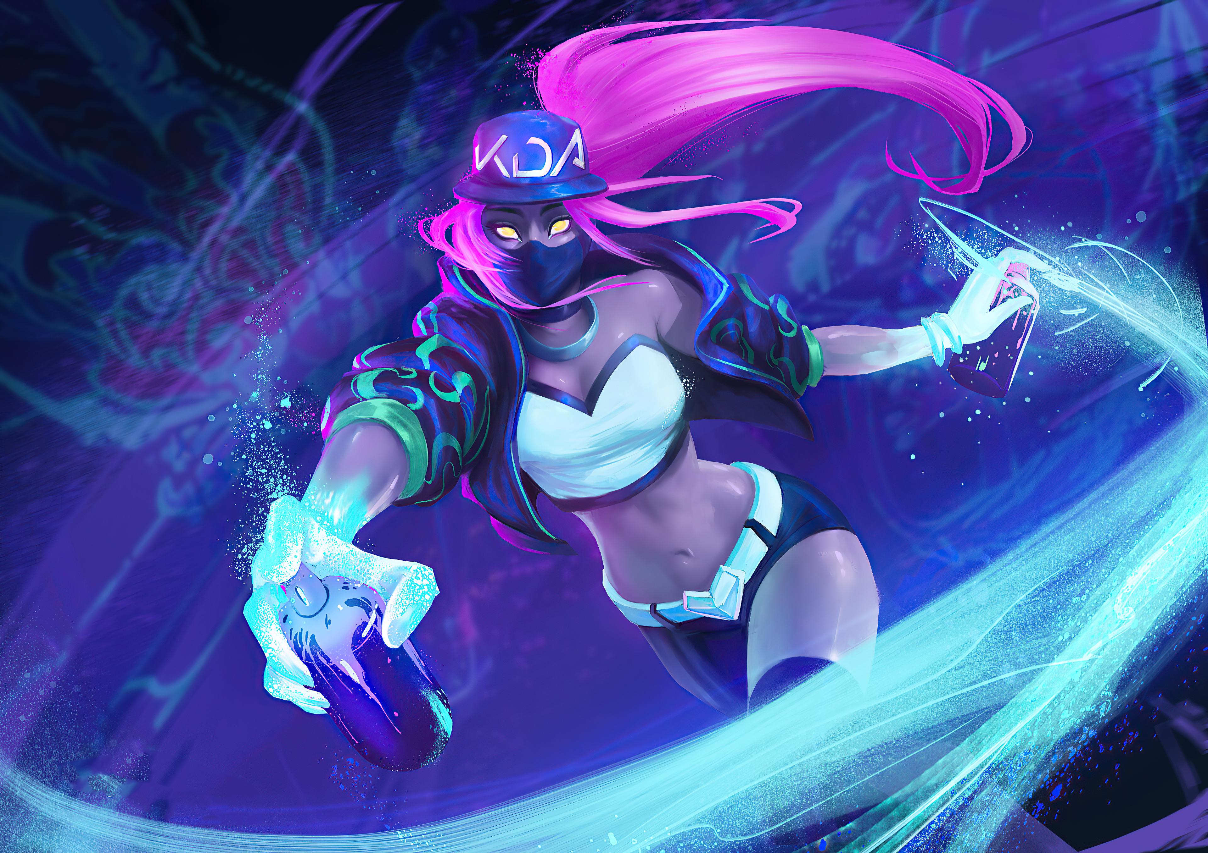 3840x2714 Kda Akali League Of Legends 4k Artwork, HD Games, 4k Wallpaper, Image, Background, Photo and Picture