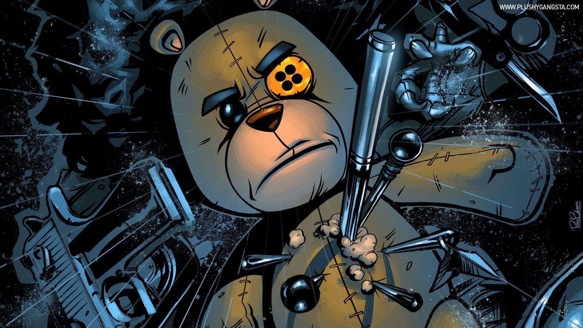 1920x1080 Cool Cartoon Gangster Wallpaper