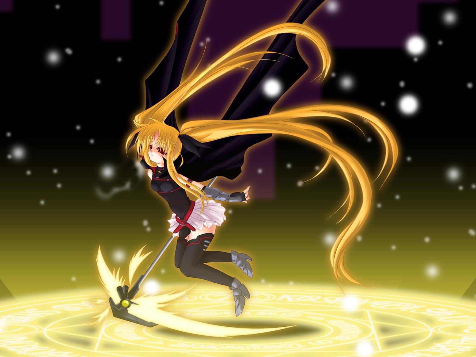 1600x1200 fate testarossa mahou shoujo lyrical nanoha, girl, blonde Wallpaper, HD Anime 4K Wallpaper, Image and Background