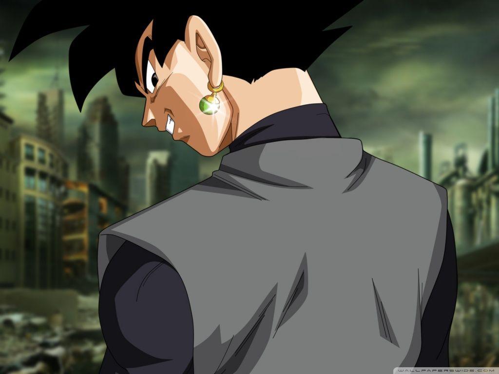 1024x768 Black Goku iPhone Wallpaper