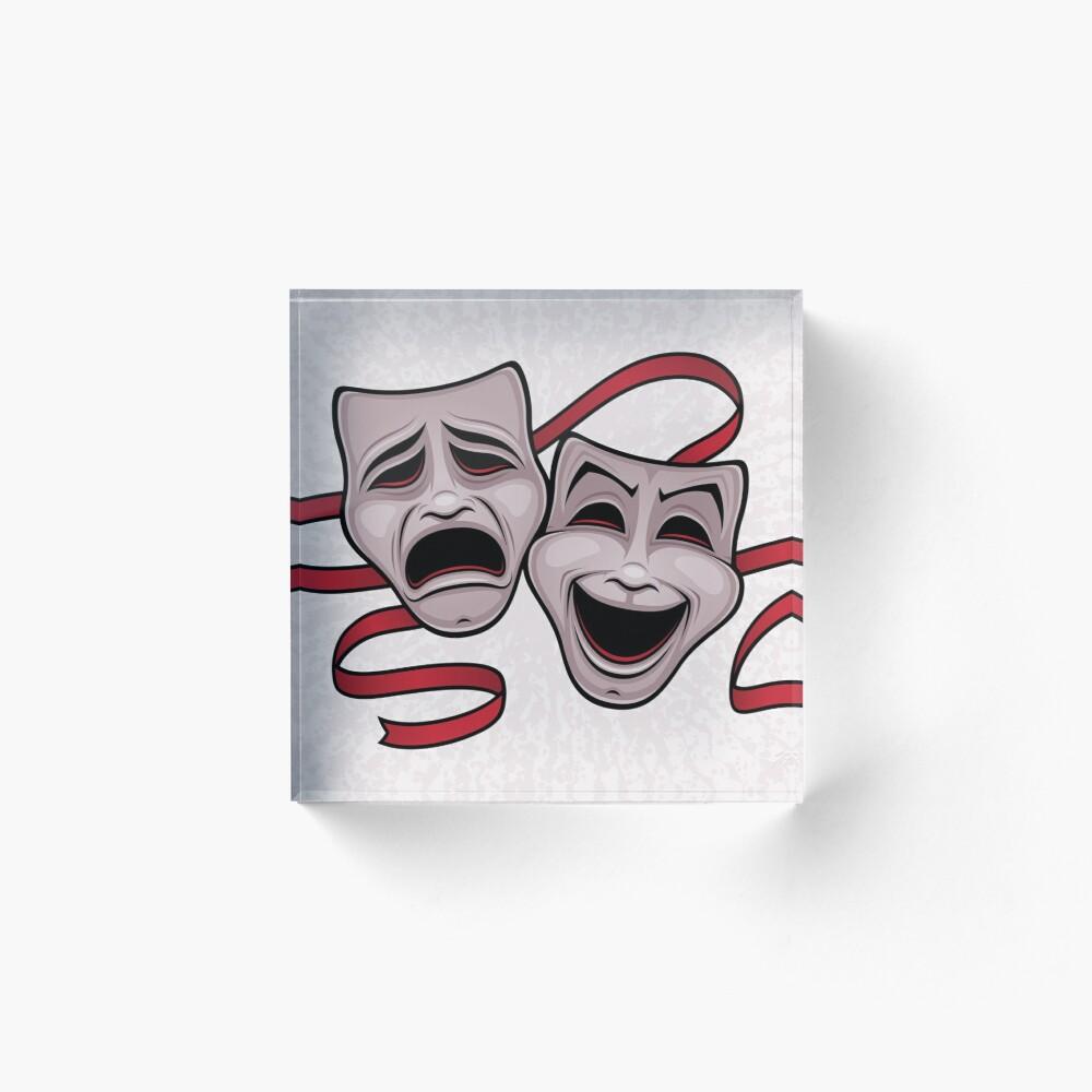 1000x1000 Comedy And Tragedy Theater Masks Art Board Print