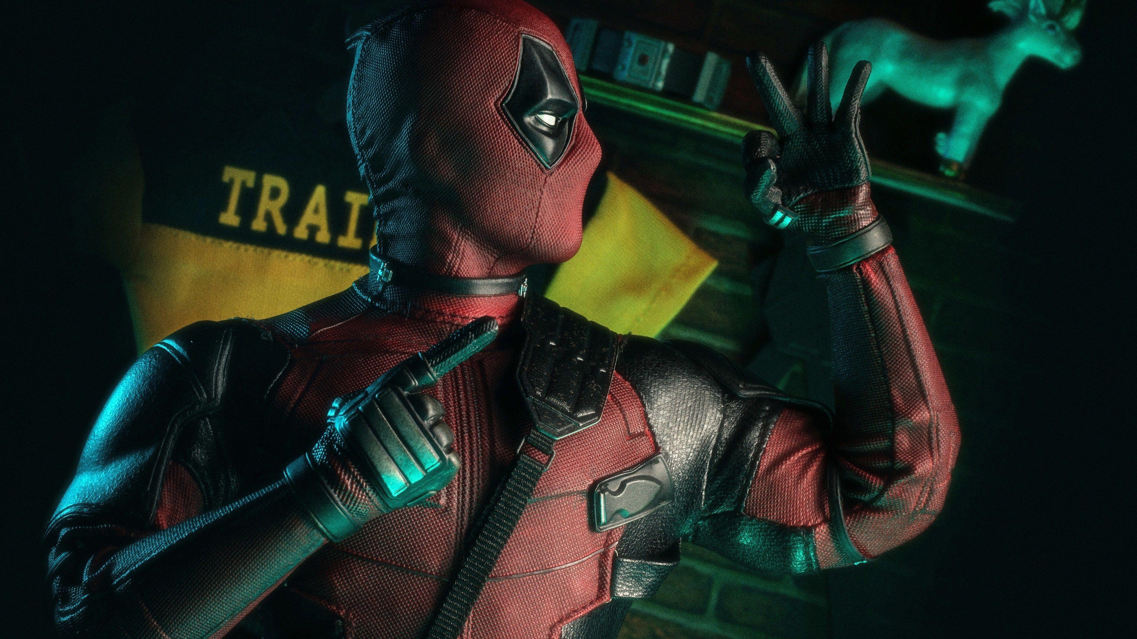 3840x2160 5k Deadpool Superheroes Wallpaper, Hd Wallpaper, Deadpool