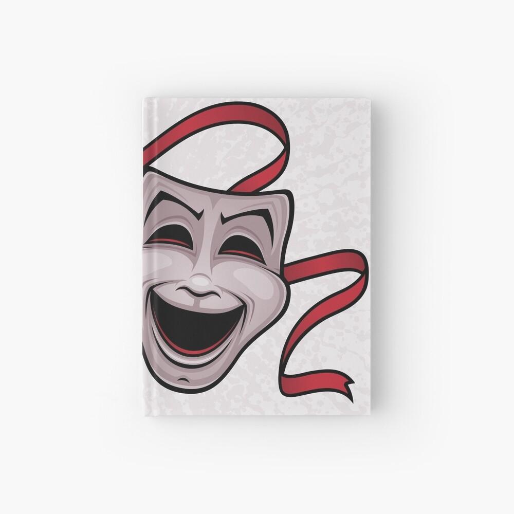 1000x1000 Comedy And Tragedy Theater Masks Hardcover Journal