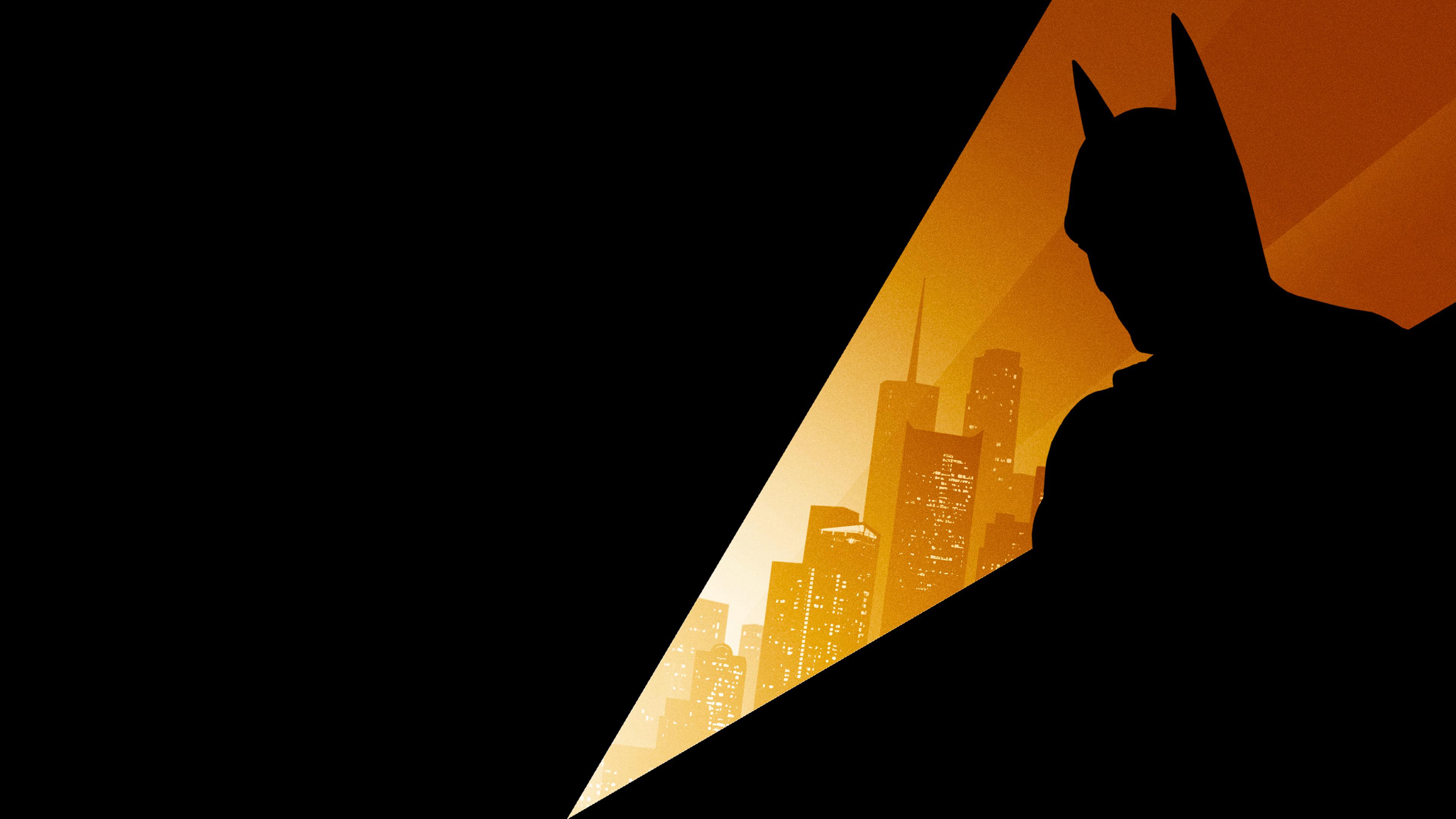 3840x2160 Batman Silhouette, HD Superheroes, 4k Wallpaper, Image, Background, Photo and Picture