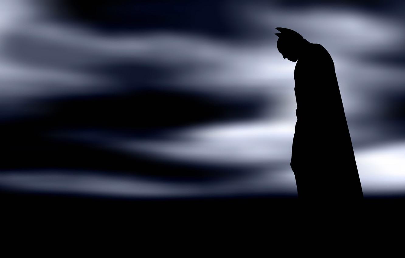 1332x850 Wallpaper silhouette, Batman, superhero, Arkham image for desktop, section фильмы