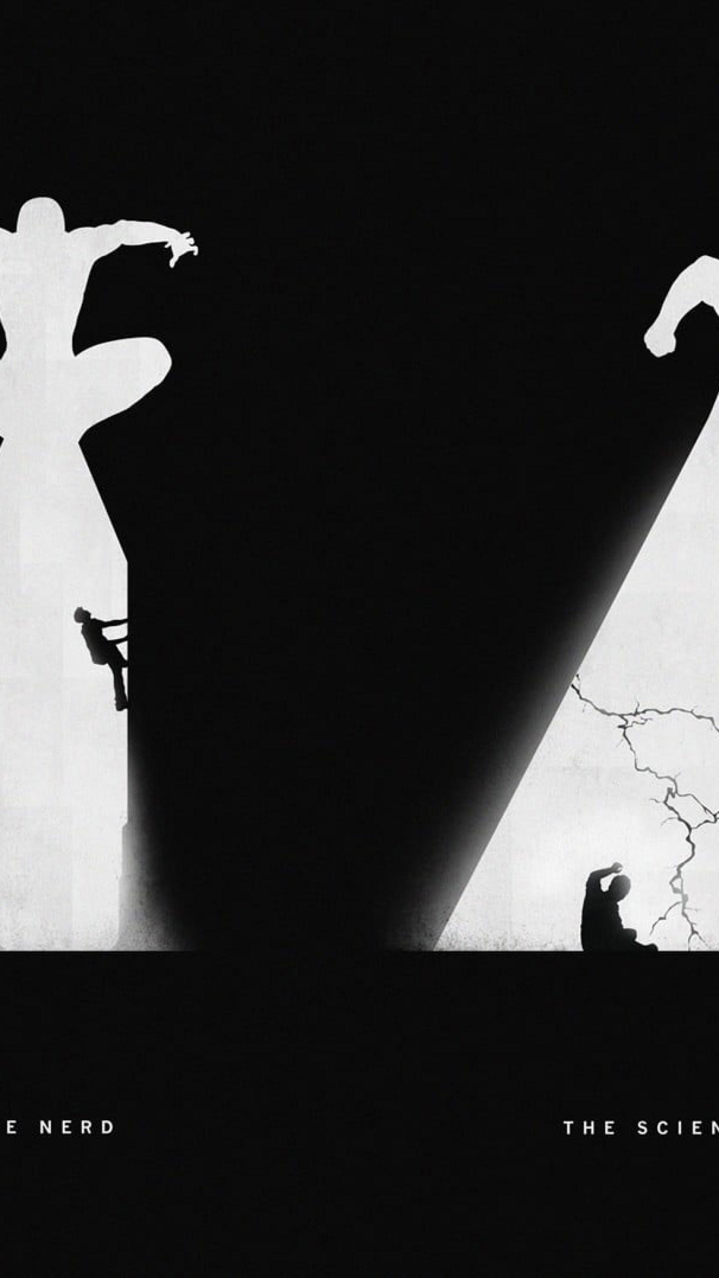 1440x2560 Six Superhero Silhouette Posters Wallpaper, Monochrome, Black, Dark, Marvel Comics • Wallpaper For You