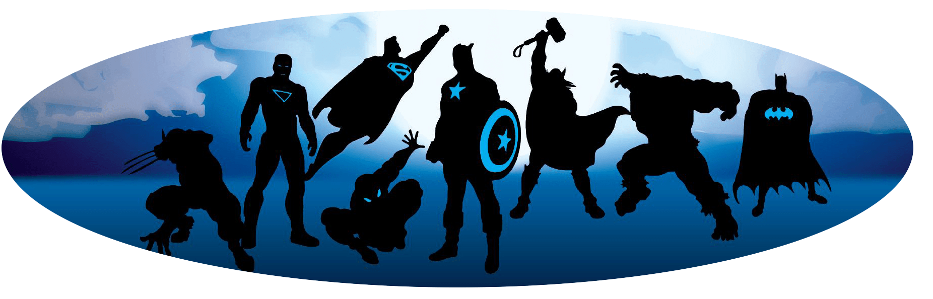 1852x594 Marvel Super Hero Squad Online Superman Batman Captain America Hulk png download*594 Transparent Marvel Super Hero Squad Online png Download