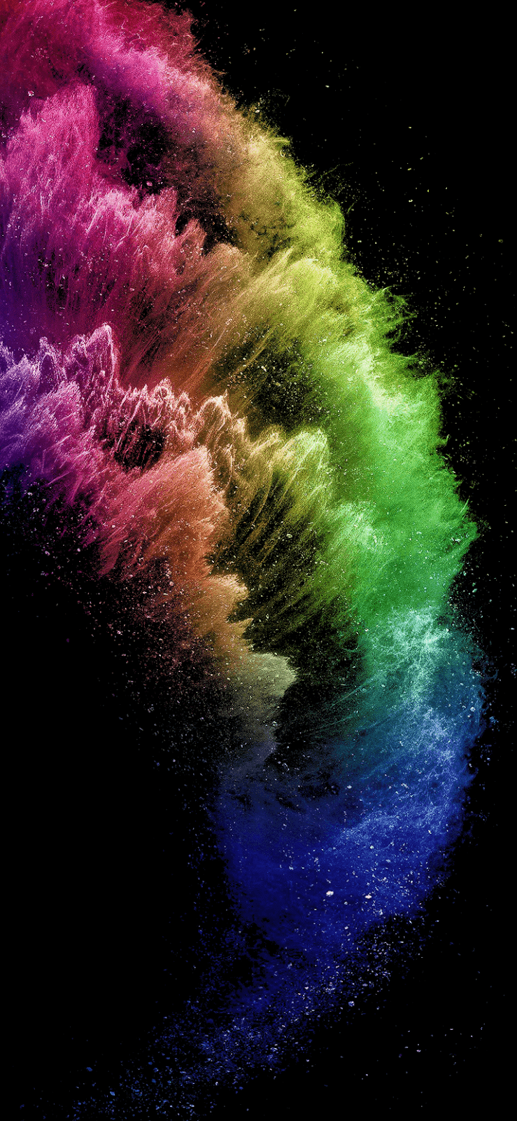 739x1600 Colorful OLED Wallpaper, HD Colorful OLED Background