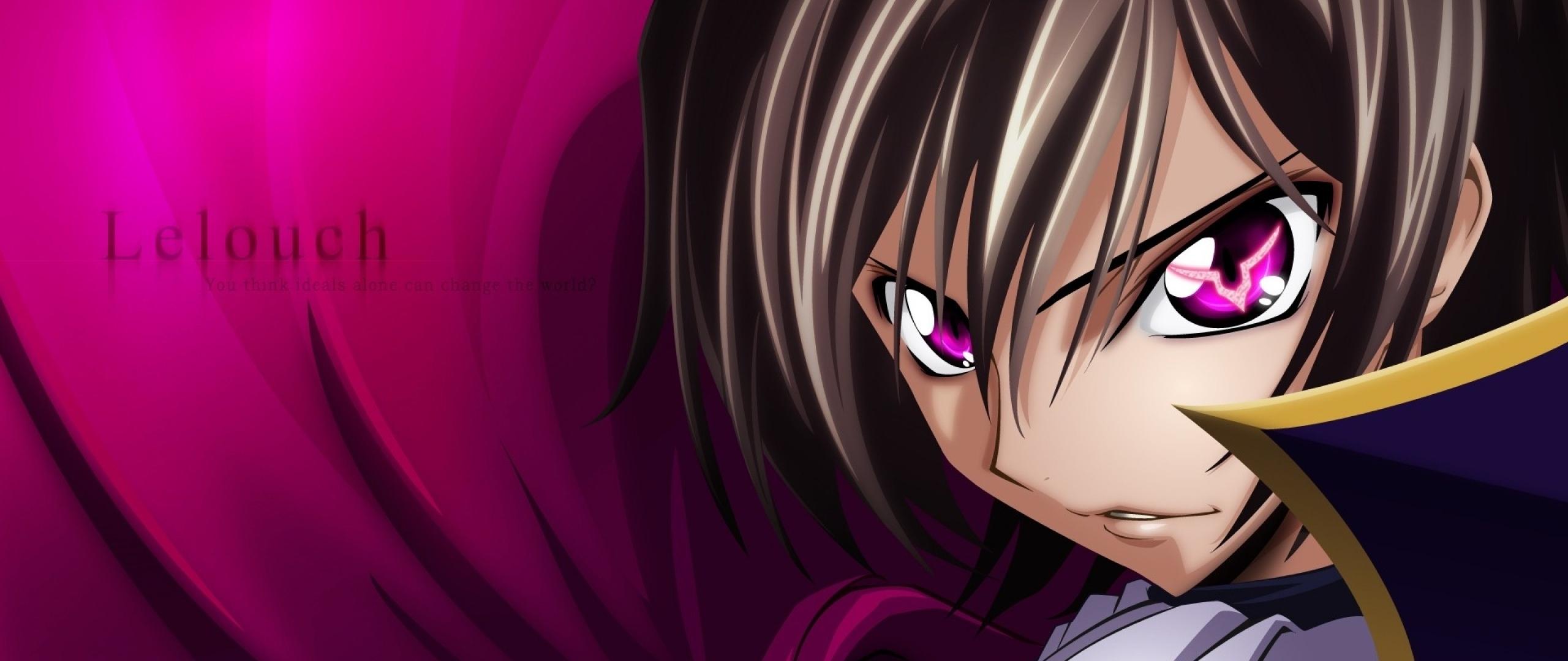 2560x1080 code geass, lelouch lamperouge, anime 2560x1080 Resolution Wallpaper, HD Anime 4K Wallpaper, Image, Photo and Background