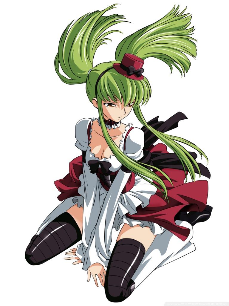 768x1024 Cc Code Geass Wallpaper iPhone