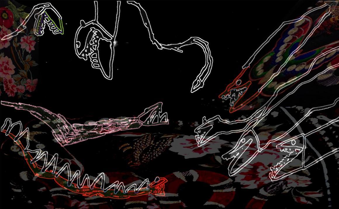 1160x717 Gucci Snakes Desktop Wallpaper
