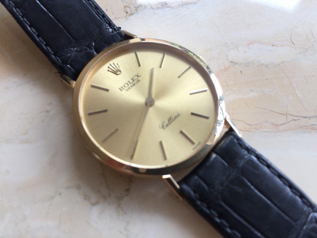 1024x768 ROLEX CELLINI 4112 8 YELLOW GOLD 2000 MODEL MENS GENUINE WATCH!