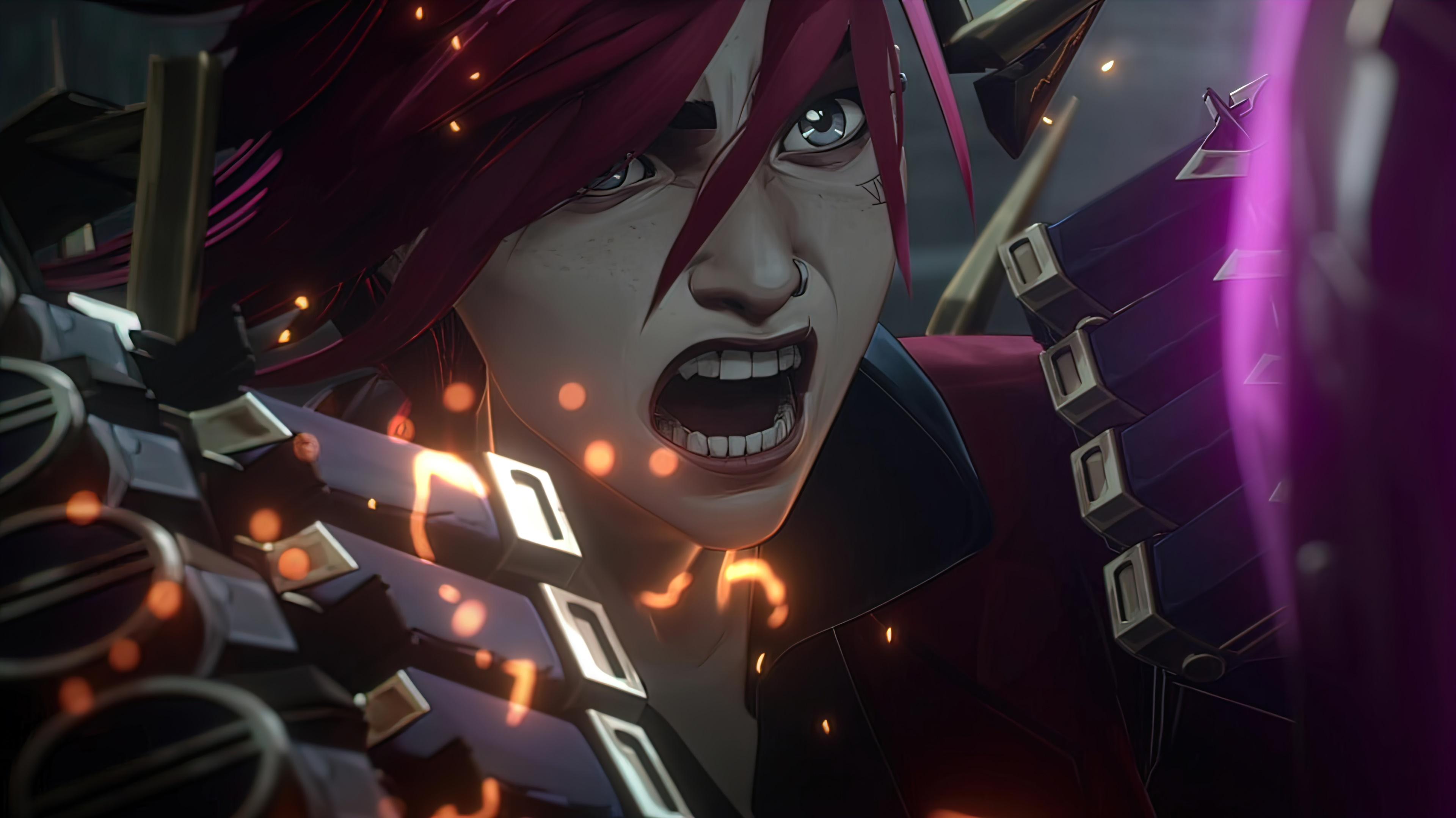 3840x2160 arcane, netflix, series, vi, league of legends, 4k, pc, wallpaper HD Wallpaper