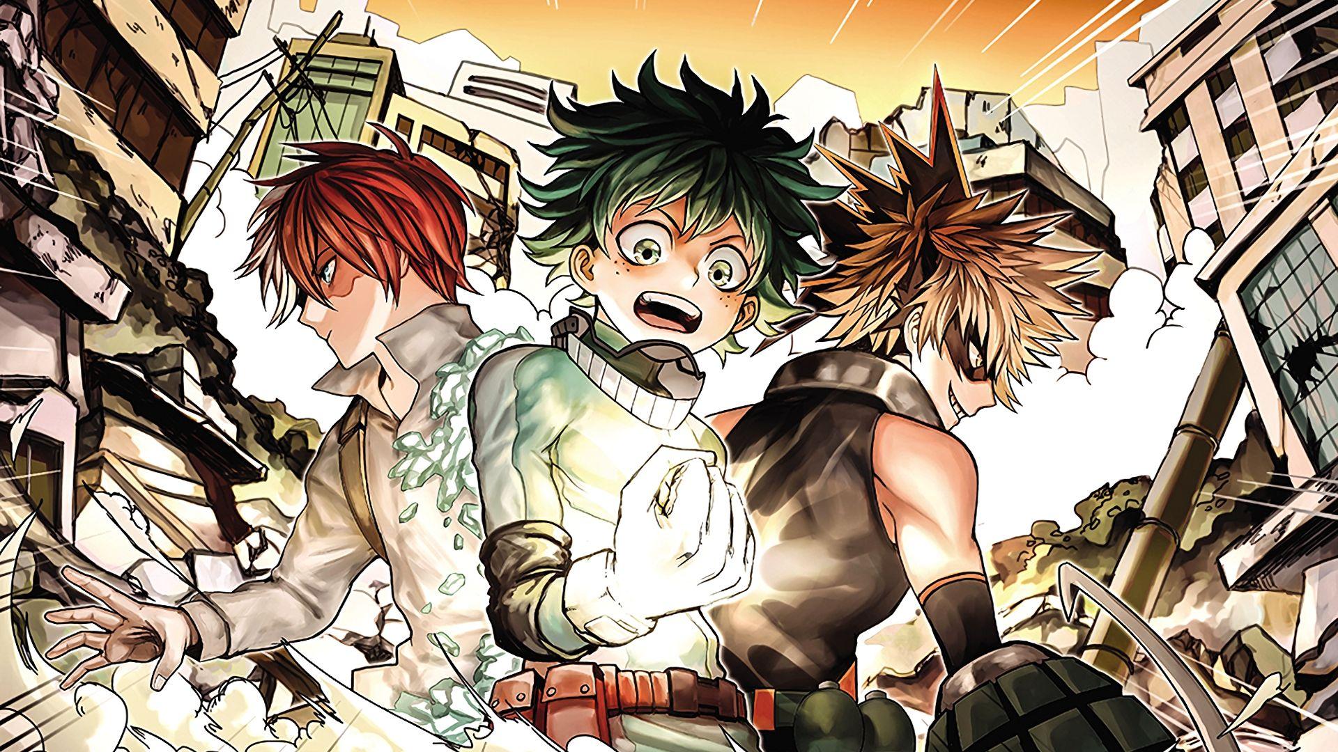 1920x1080 Desktop Wallpaper Izuku Midoriya, Shouto Todoroki, Katsuki Bakugou, Boku No Hero Academia, Anime Boy, HD Image, Picture, Background, C2w Ch