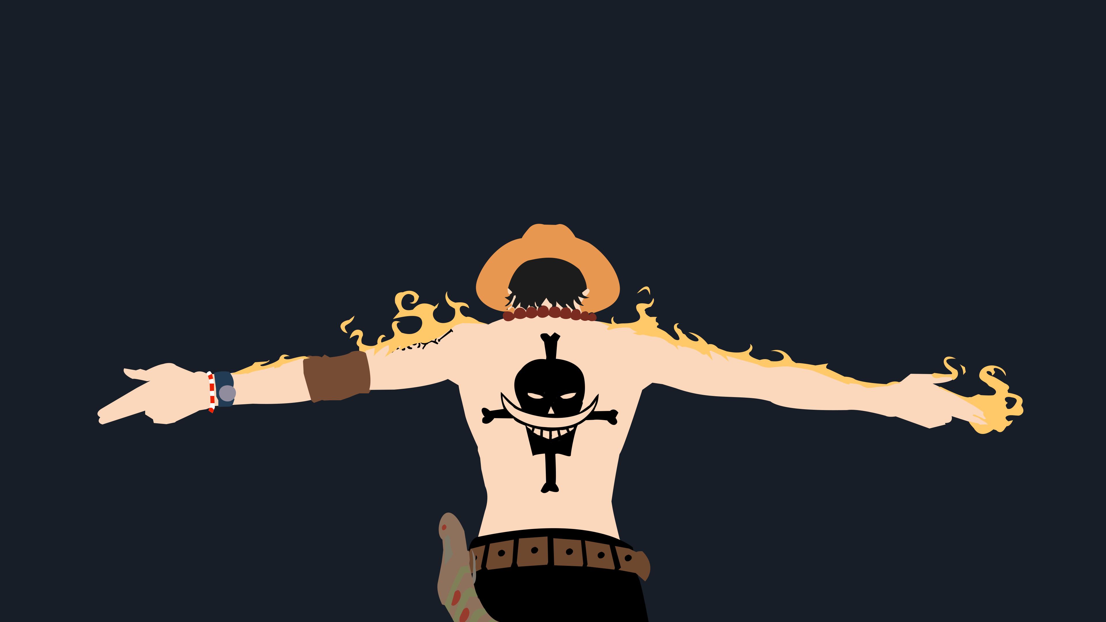 3840x2160 Portgas Ace Cool One Piece Wallpaper, HD Artist 4K Wallpaper, Image, Photo and Background