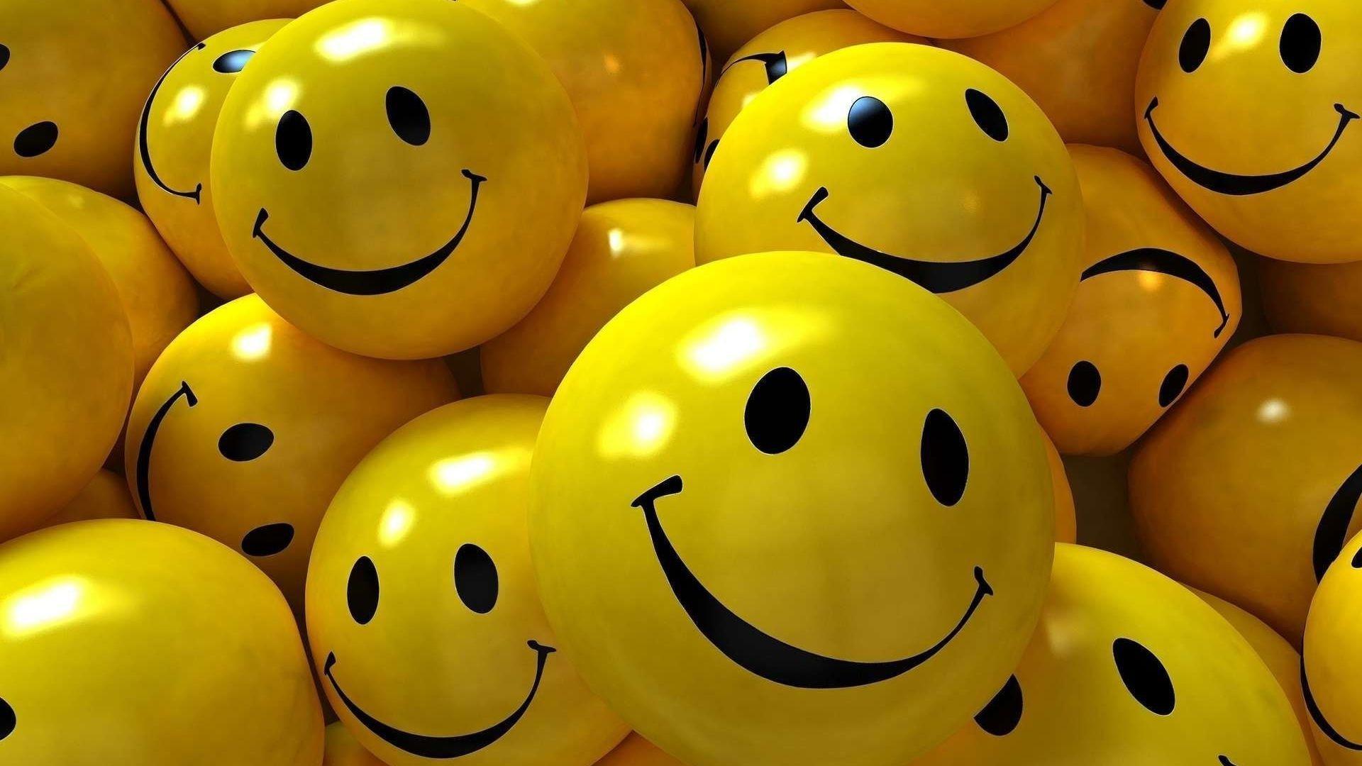1920x1080 Desktop Wallpaper Yellow Smiley Face Ball, HD Image, Picture, Background, Xeodw1
