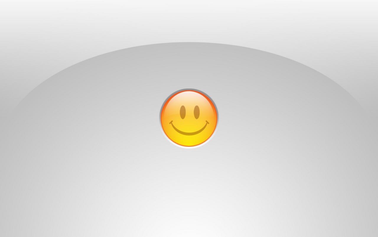1280x804 Yellow smiley face wallpaper. Yellow smiley face