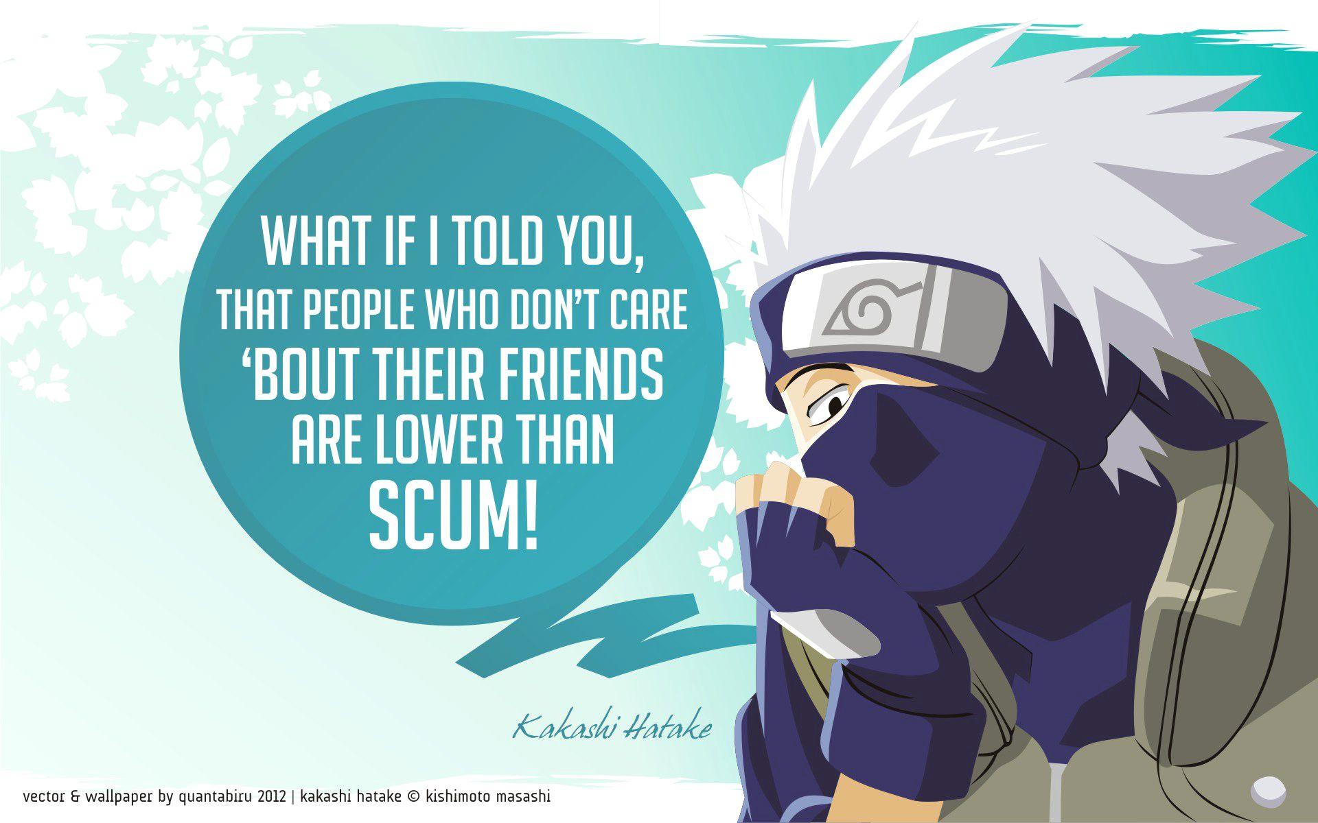 1920x1200 Naruto Wallpaper: What if Kakashi told you that