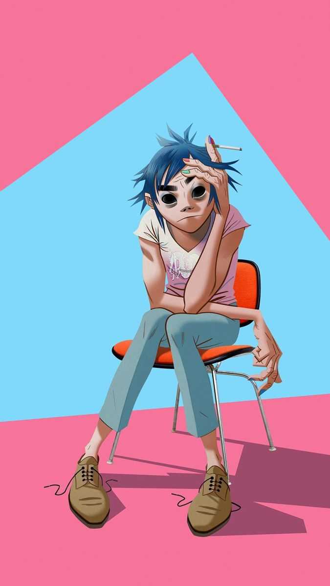 675x1200 Gorillaz Wallpaper