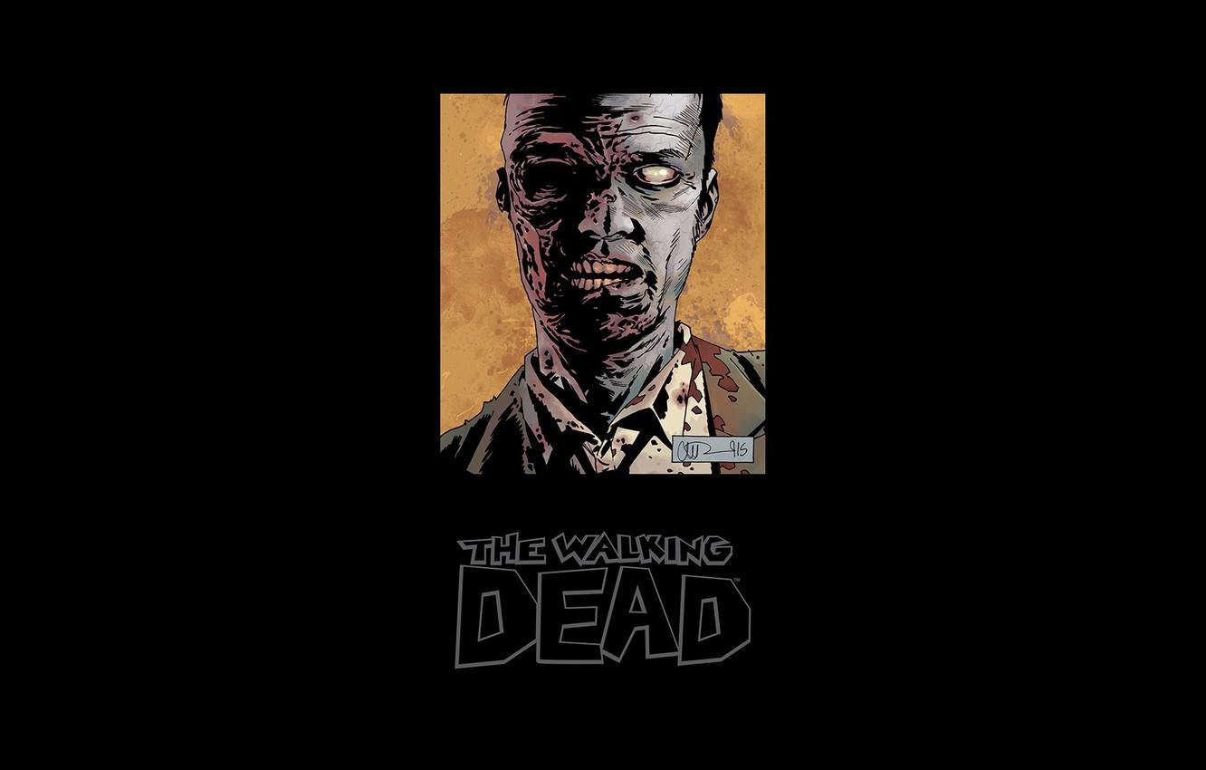 1332x850 Wallpaper zombie, the walking dead, cover, Comic image for desktop, section минимализм