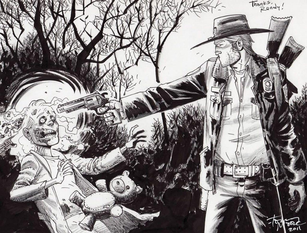 1280x973 Walking Dead Graphic Novel Art