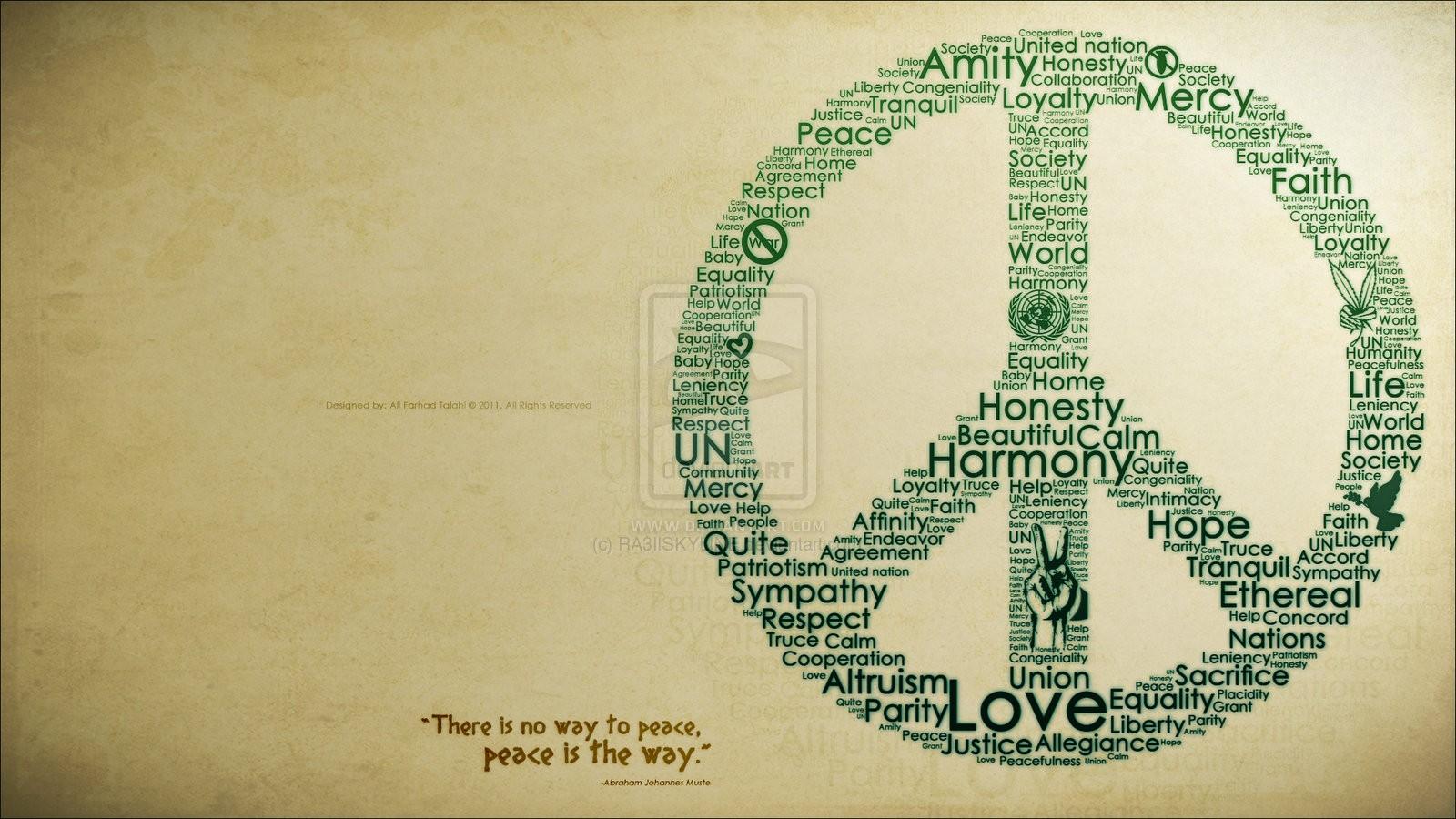 1600x900 Free download Peace Desktop Wallpaper HD Wallpaper Background of Your Choice [1600x900] for your Desktop, Mobile & Tablet. Explore Peace HD Wallpaper. Peaceful Desktop Wallpaper, Love and Peace Wallpaper