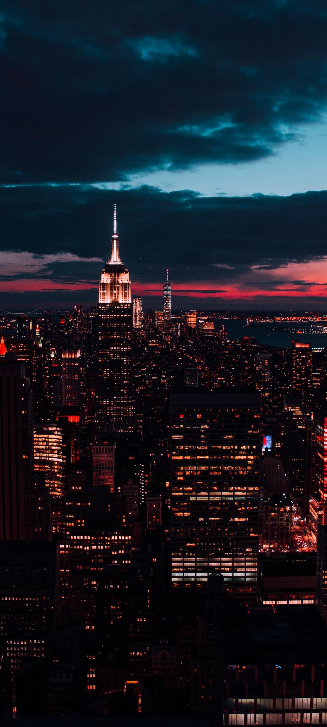 1080x2400 Rockefeller Center Wallpaper 4K, New York, United States of America, Cityscape, World