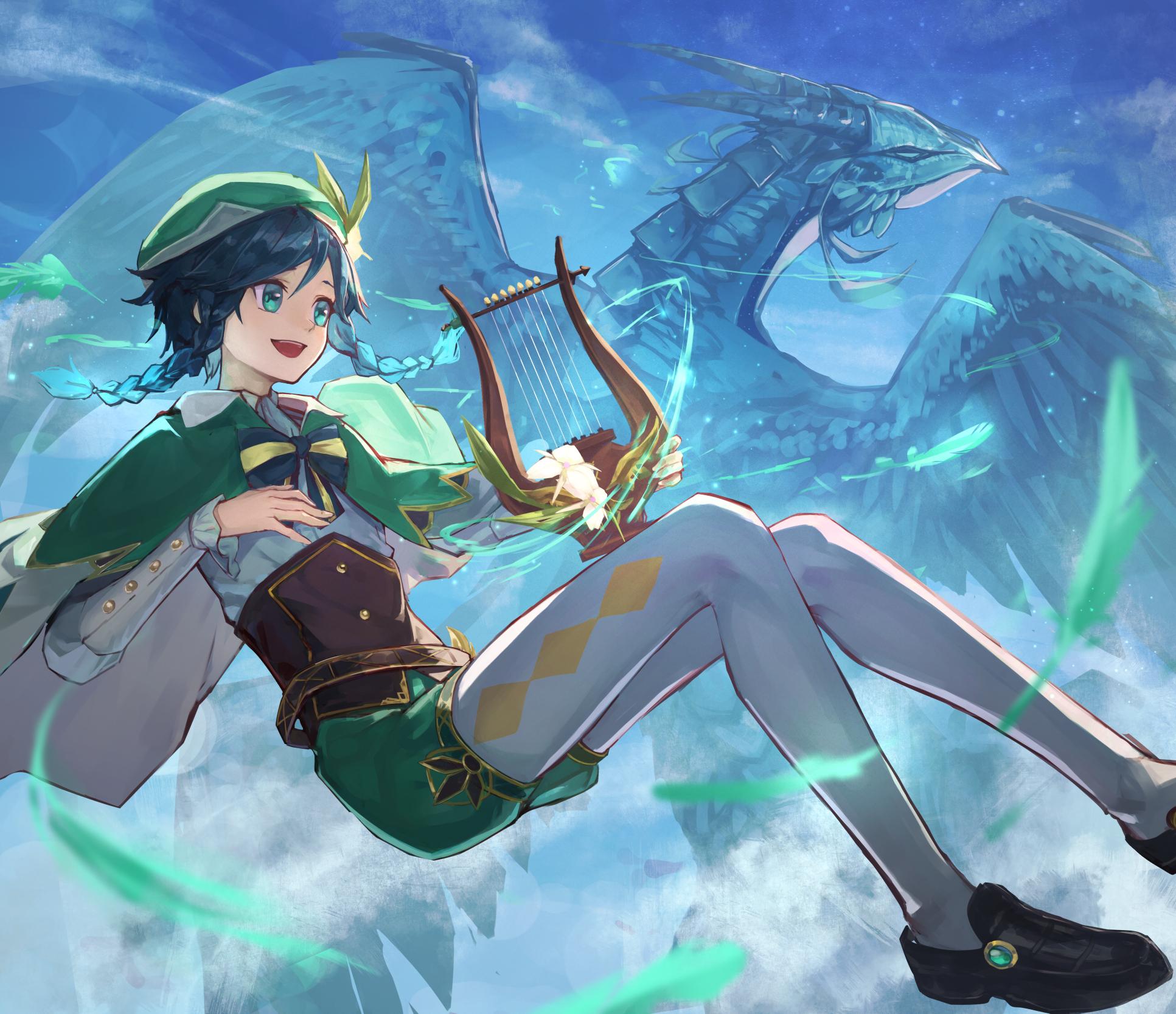 1933x1667 Venti Impact Anime Image Board