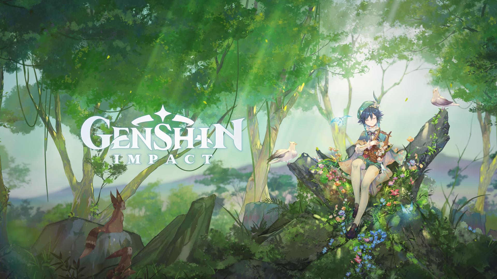 1920x1080 Venti Impact Anime Image Board