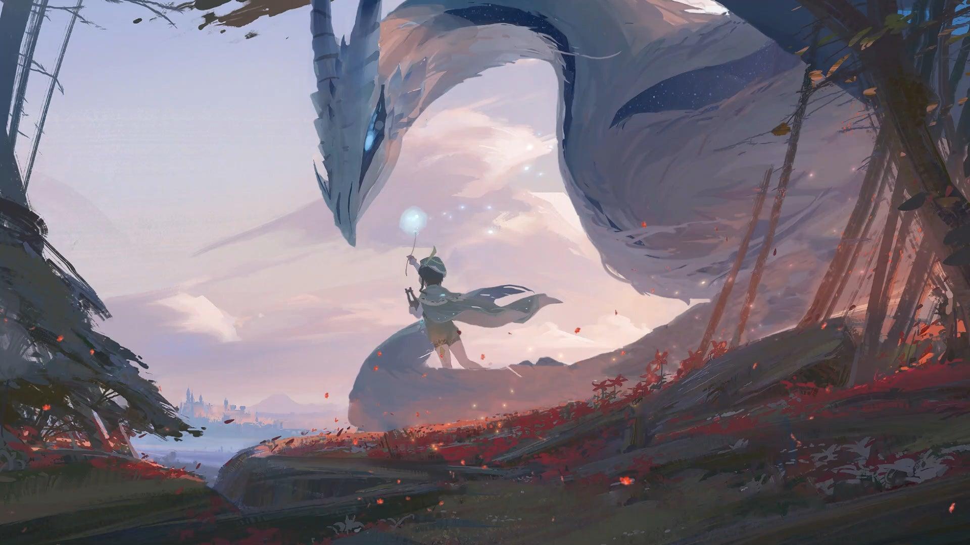 1920x1080 I Made A Live Wallpaper Of Venti And Dvalin! Below : R Genshin_Impact