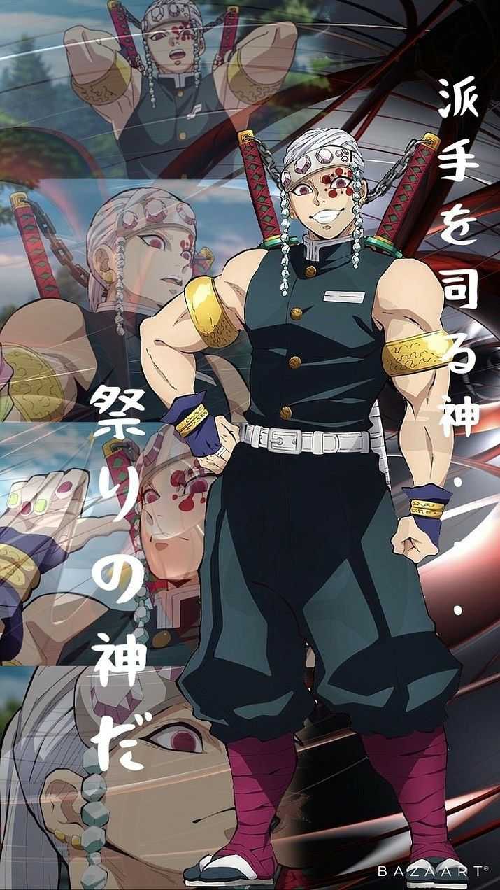 715x1272 Tengen Uzui Wallpaper