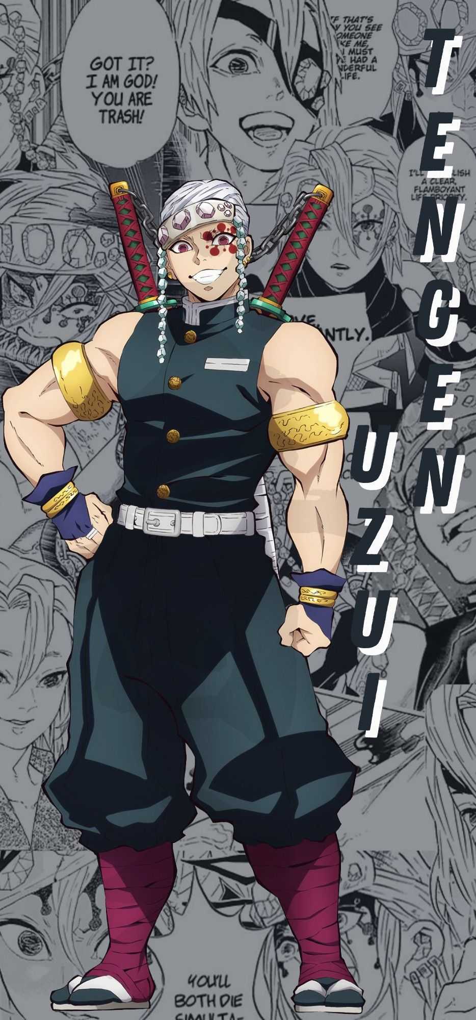 934x2000 Phone Tengen Uzui Wallpaper