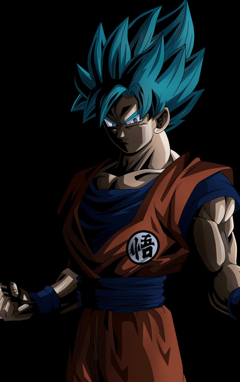 840x1336 Download anime, minimal, dragon ball super, goku 840x1336 wallpaper, iphone iphone 5s, iphone 5c, ipod touch, 840x1336 HD image, background, 16821
