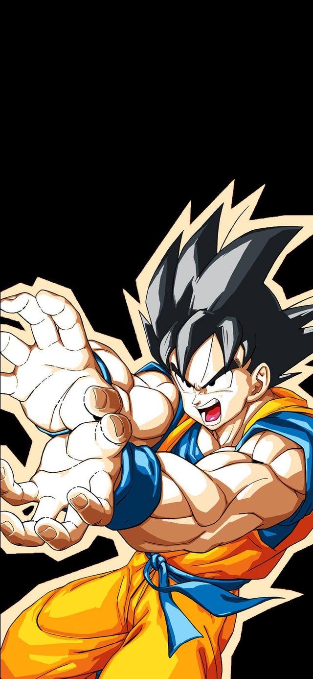 640x1386 Dragon Ball Z : Kakarot Goku Kamehameha (OLED)