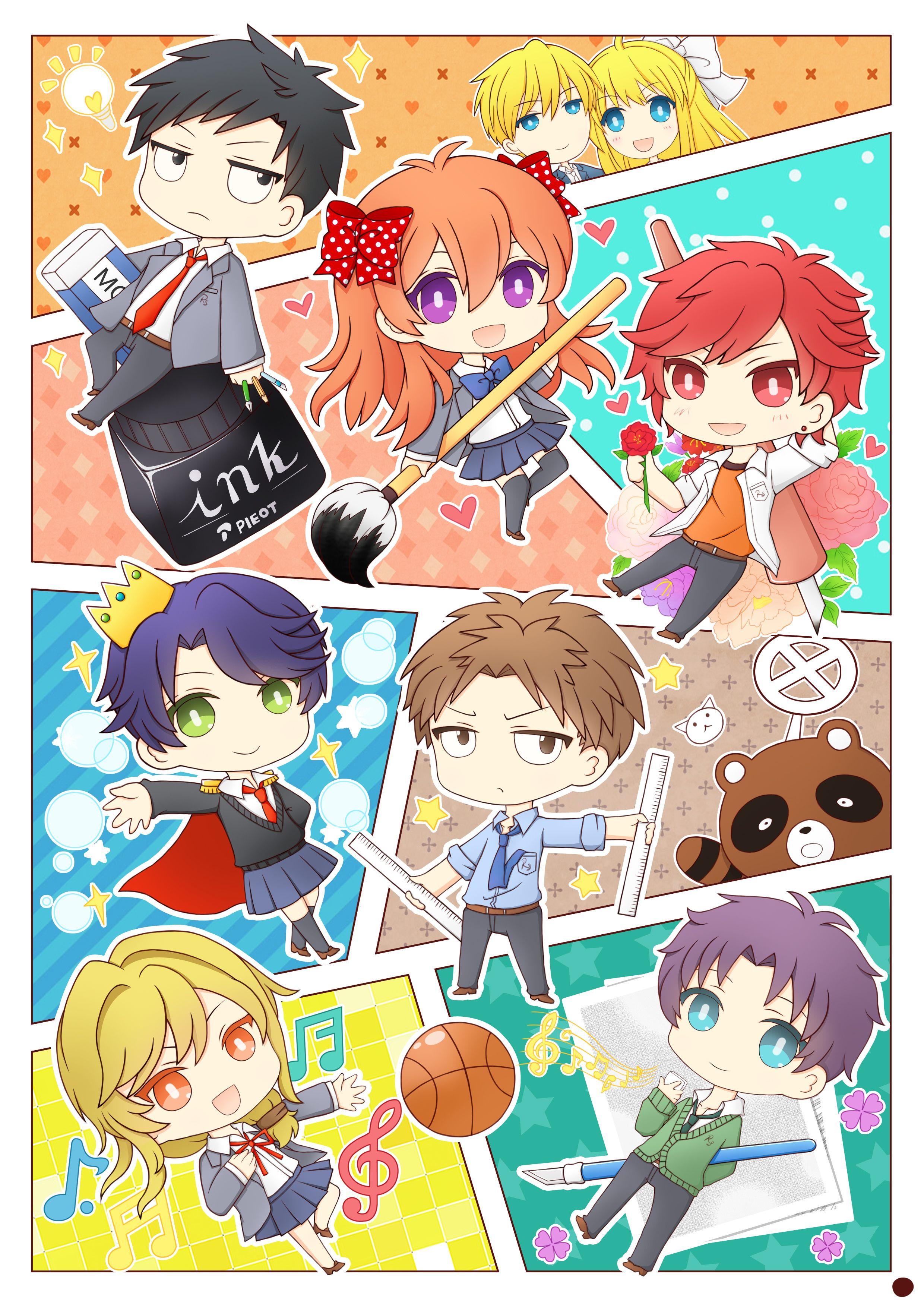 2480x3507 Chibis Kawaii >w<. Anime, Monthly girls' nozaki kun, Anime chibi