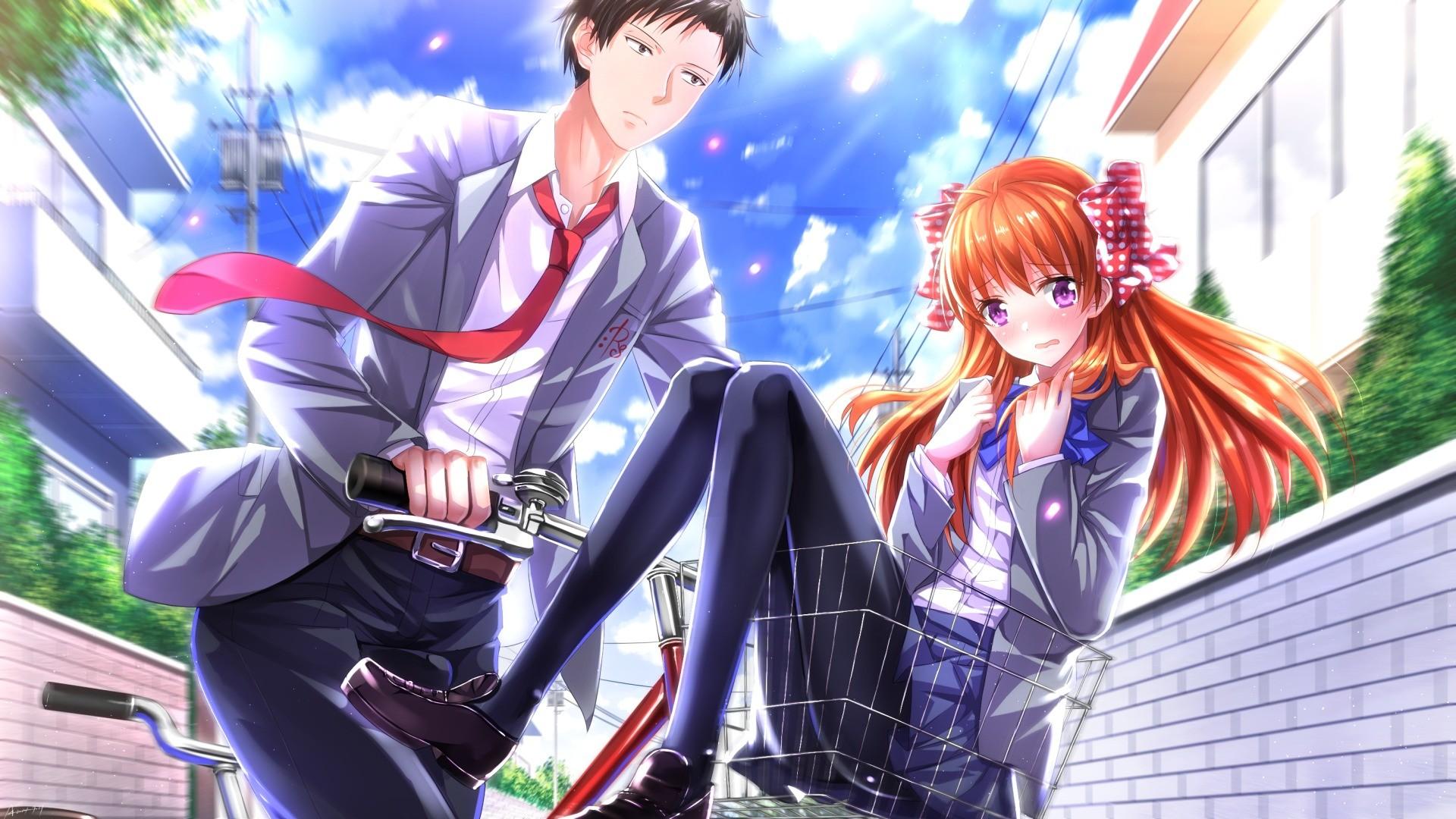 1920x1080 Gekkan Shoujo Nozaki Kun, Boy, Girl 2560x1024 Resolution Wallpaper, HD Anime 4K Wallpaper, Image, Photo And Background