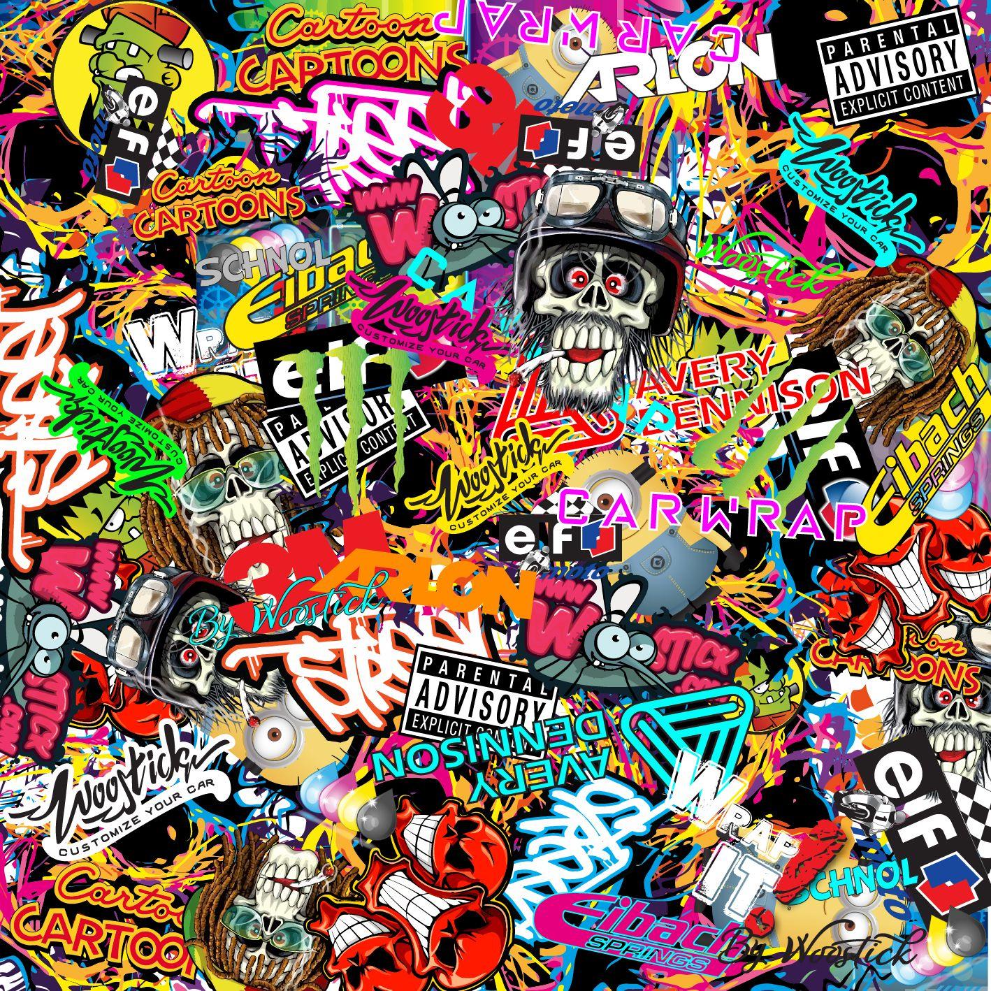 Marvel Sticker Bomb Wallpapers - Top Free Marvel Sticker Bomb ...