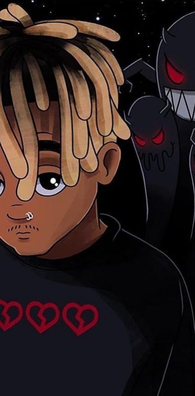 630x1280 Juice WRLD Demons wallpaper