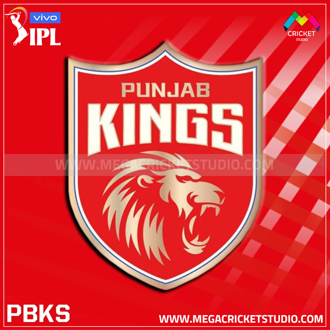 1125x1125 Punjab Kings 2021 Vector Logo. Punjab, Cricket sport, Cricket