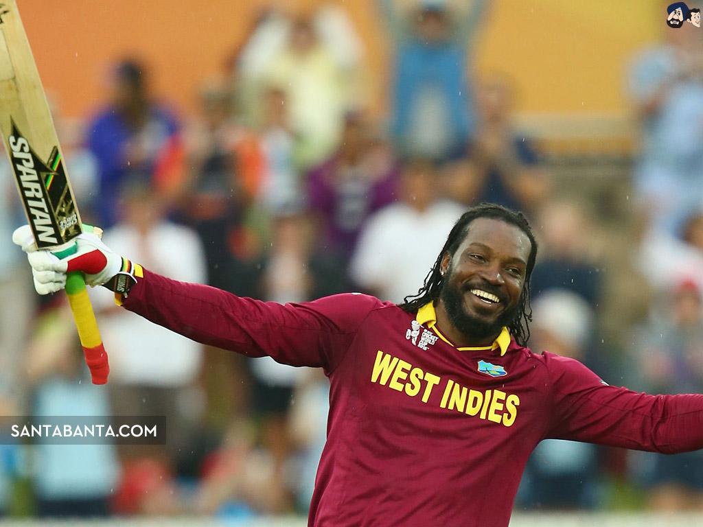 1024x768 Jamaican cricketer, Christopher Henry Gayle who plays for Kings XI Punjab in IPL 2018