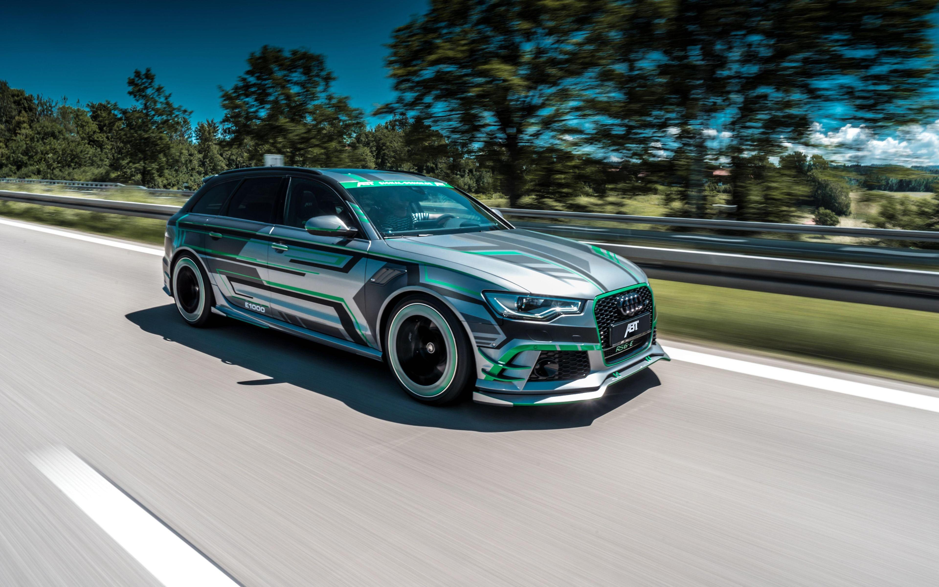 3840x2400 Download Wallpaper Audi RS6 E Avant Concept, 4k, Road, 2018 Cars, ABT, Tuning, Motion Blur, Audi For Desktop With Resolution 3840x2400. High Quality HD Picture Wallpaper