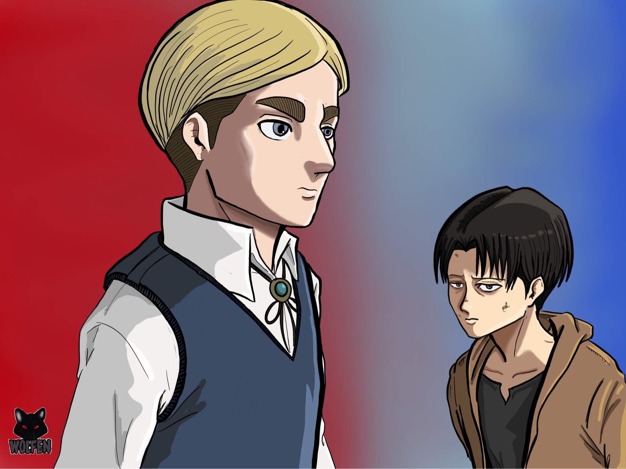 Erwin and Levi Wallpapers Top Free Erwin and Levi Backgrounds