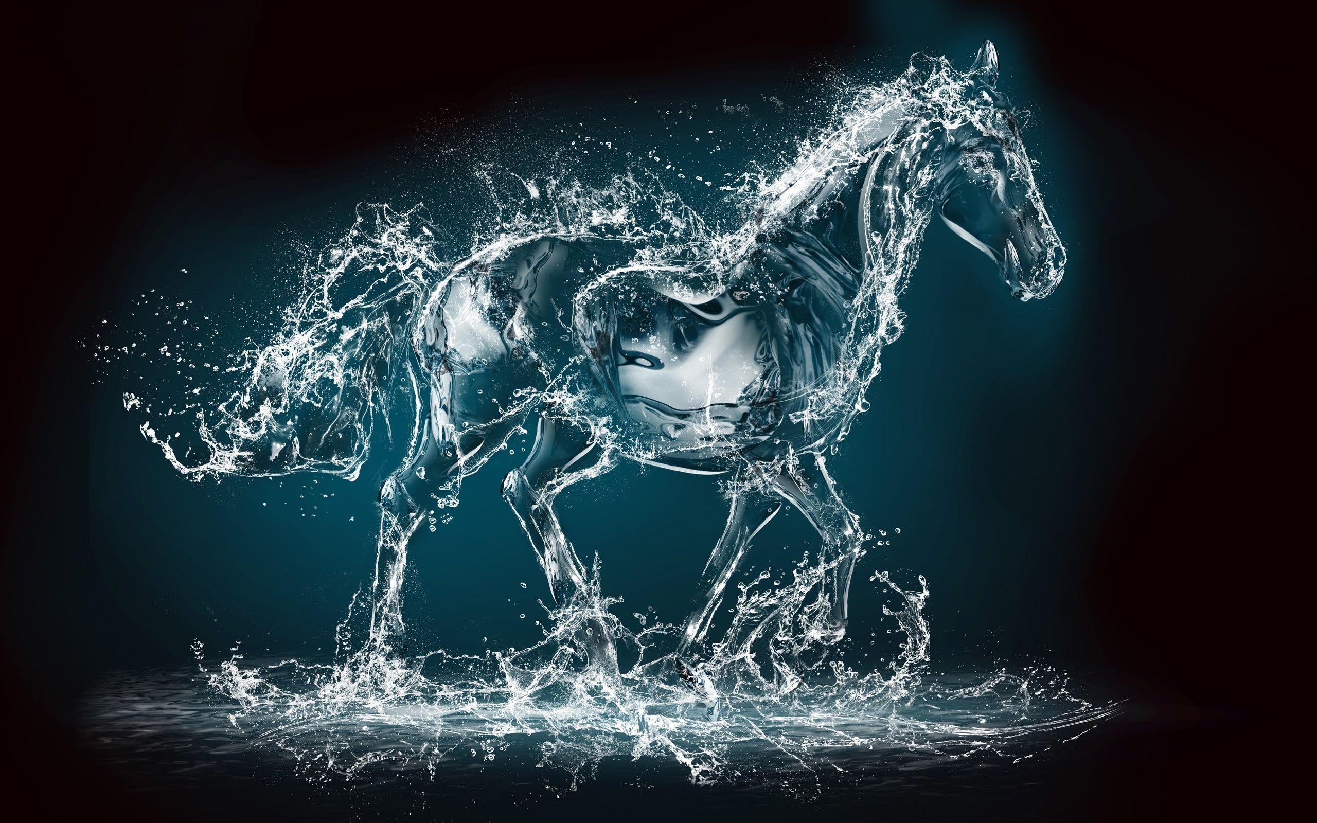 2560x1600 Neon Animals Wallpaper