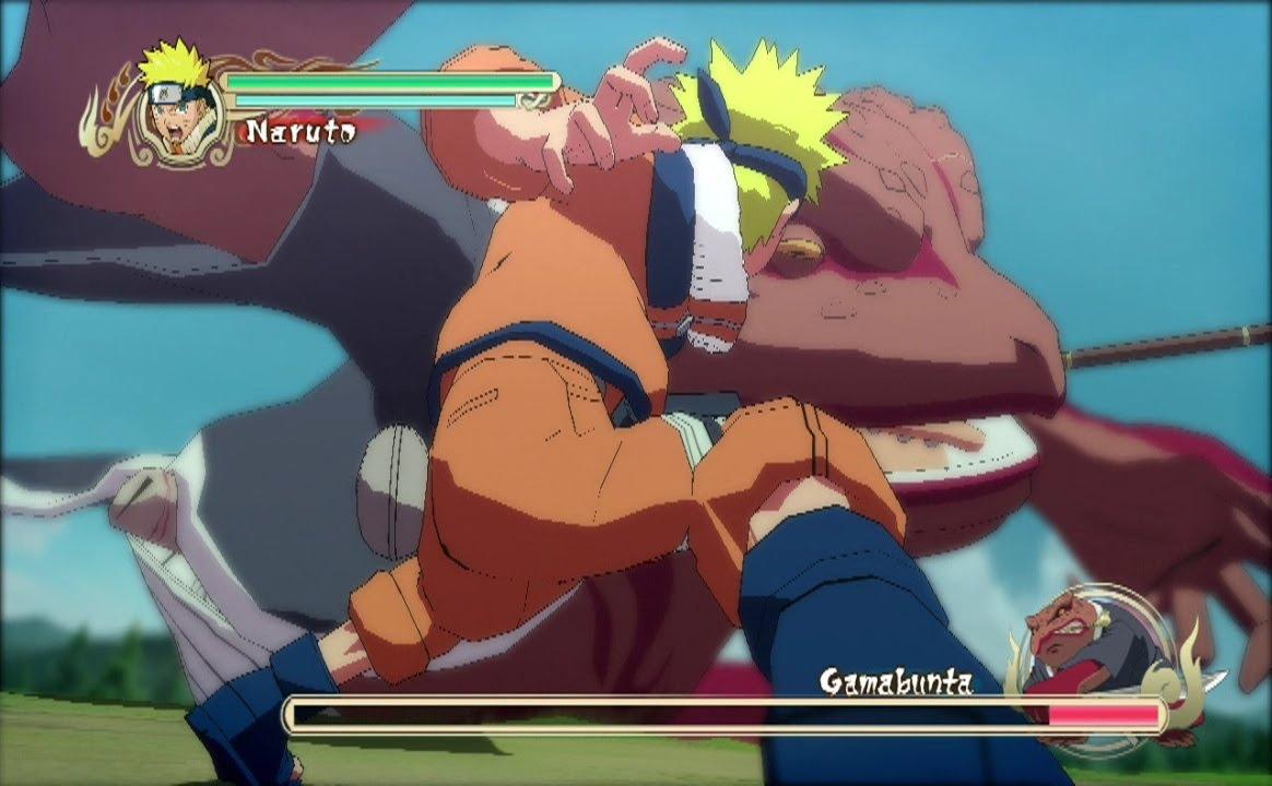 1164x720 Naruto Ultimate Ninja Storm Walkthrough Part 104 A Big Fight with Gamabunta (BRank Mission)