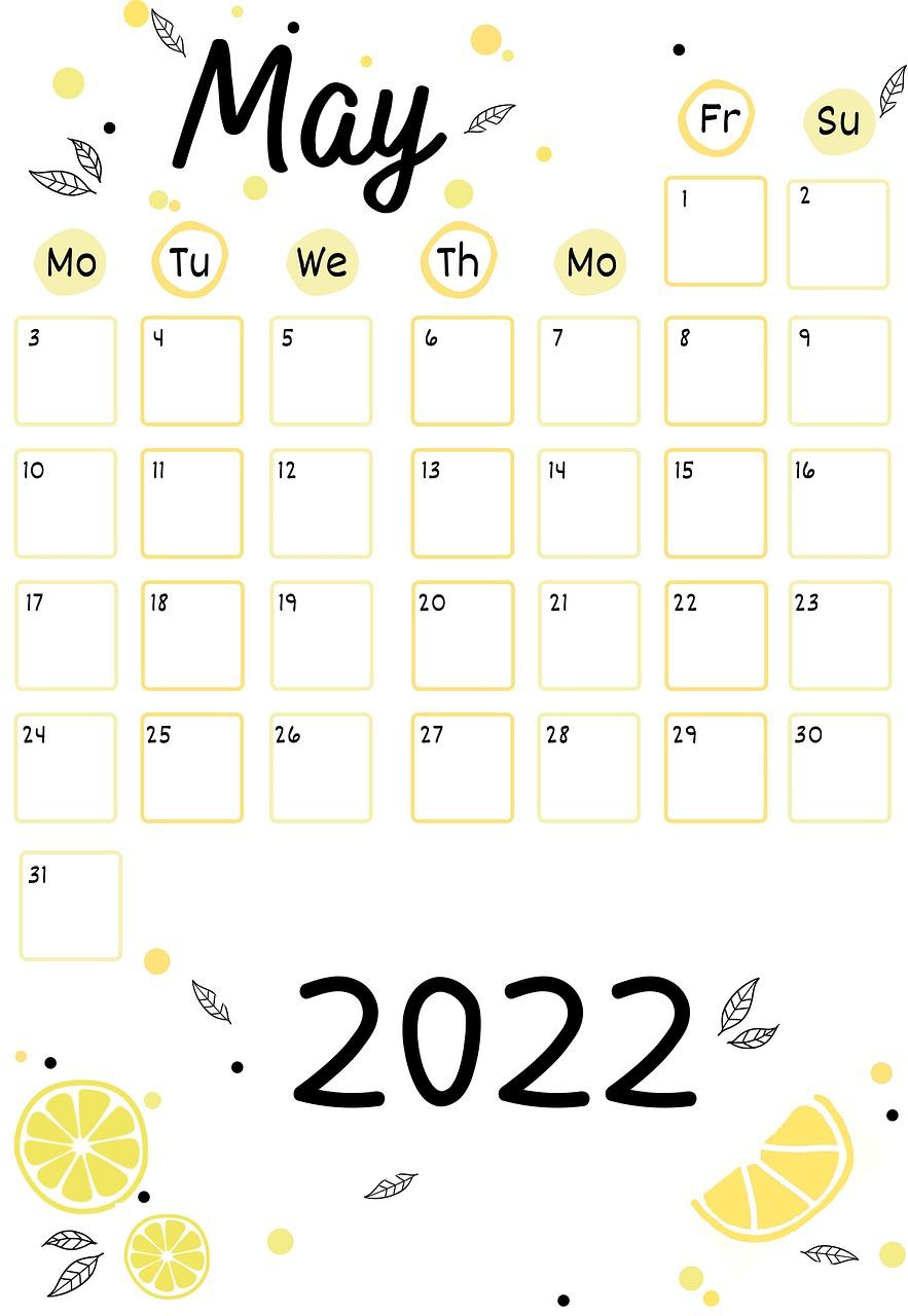 883x1280 Calendar May 2022