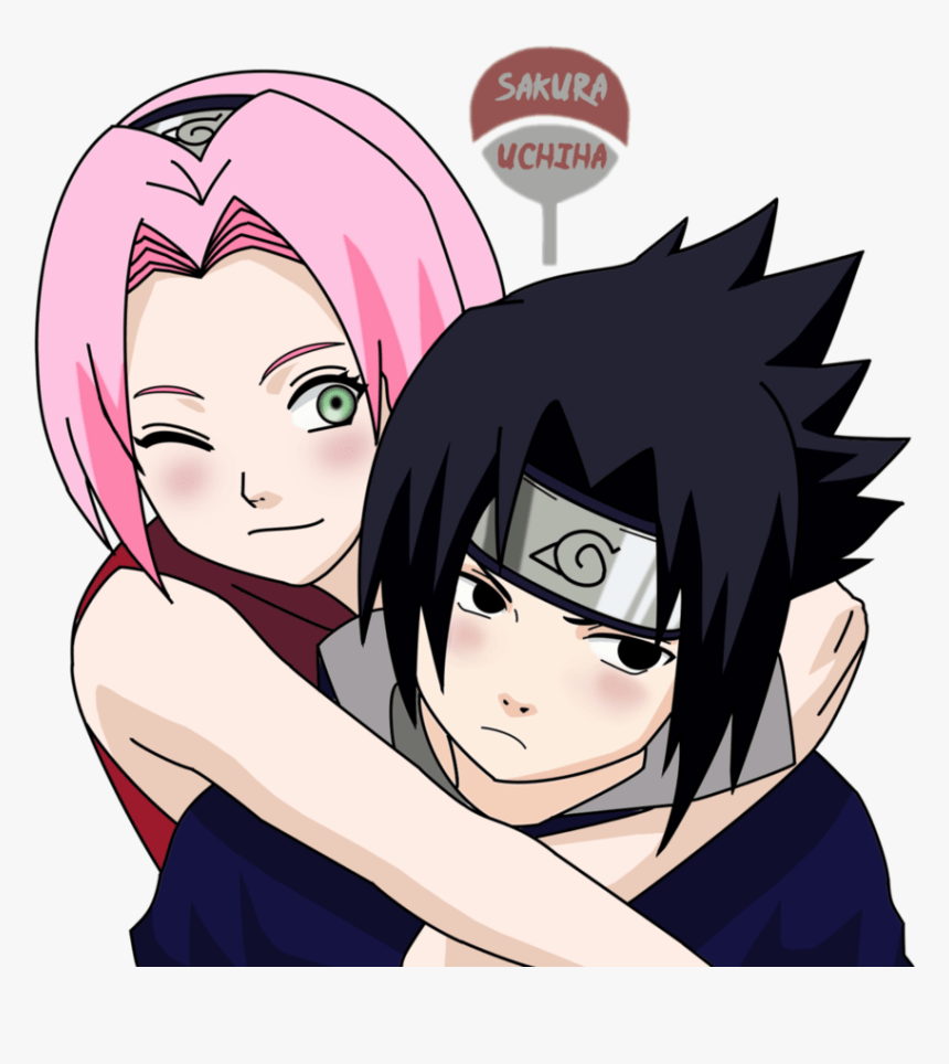 860x964 Sakura, Sasuke, And Naruto Image And Sasuke Cute, HD Png Download