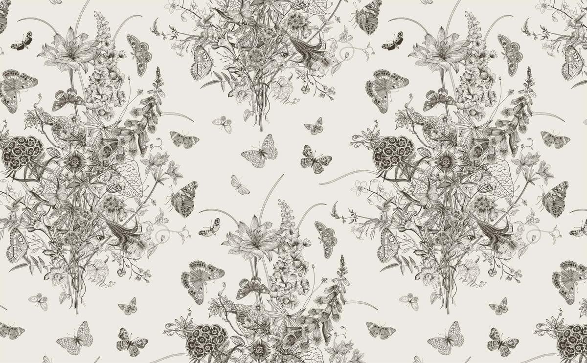 1200x742 Bespoke style floral and butterfly Pattern Wallpaper for Walls