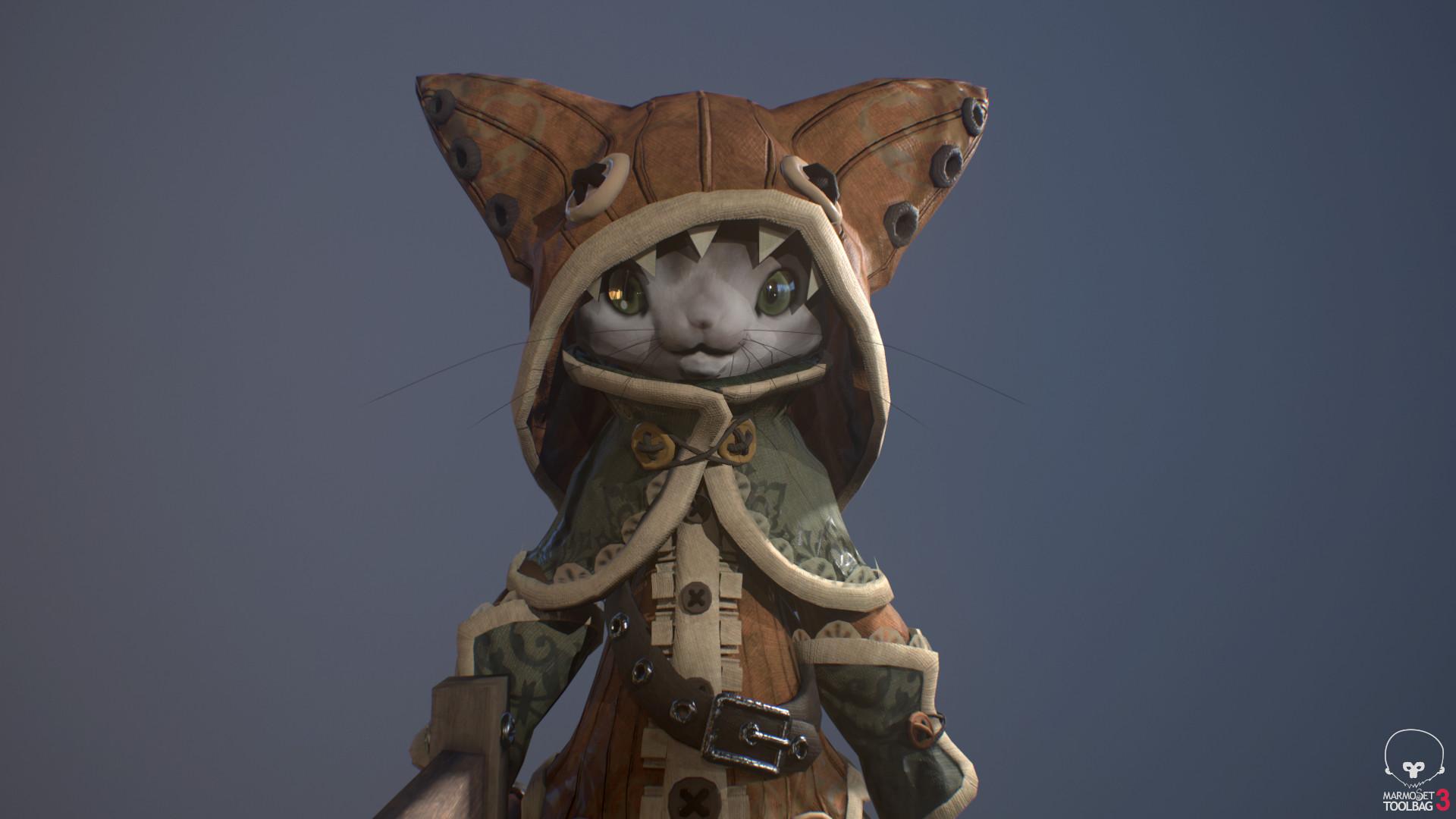 1920x1080 Steampunk Cat