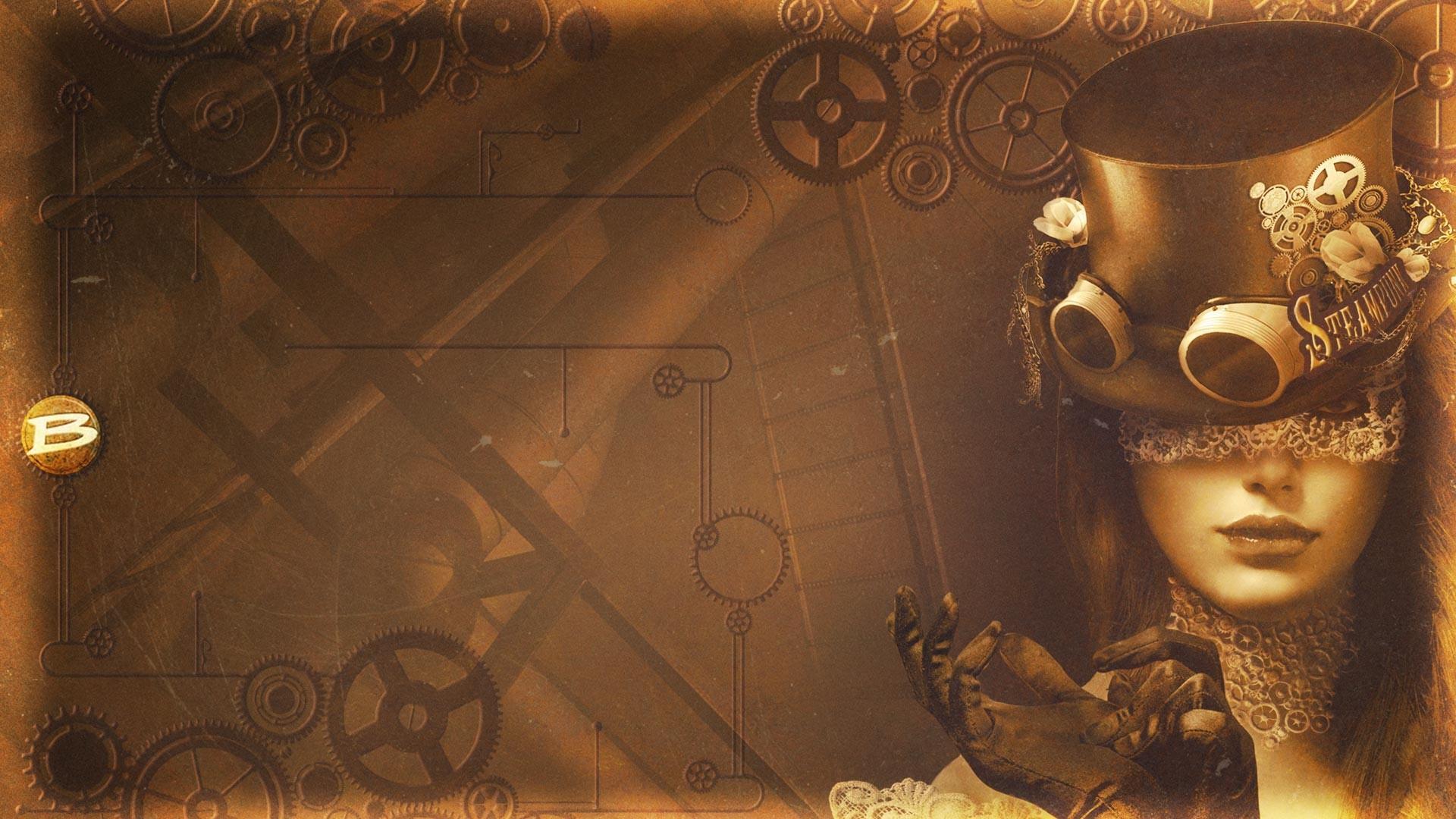 1920x1080 Download Steampunk Girl Wallpaper, HD Background Download